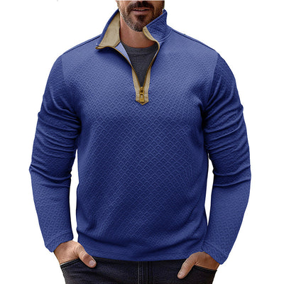 Men's Premium Stylish Long-Sleeve Stand-Collar Sweatshirt