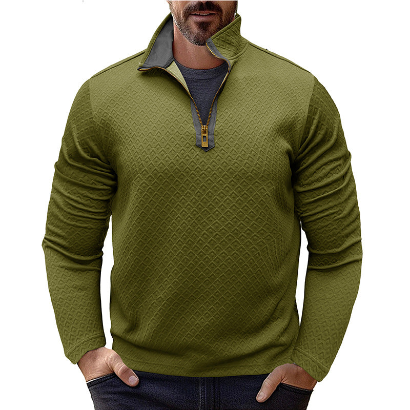 Men's Premium Stylish Long-Sleeve Stand-Collar Sweatshirt