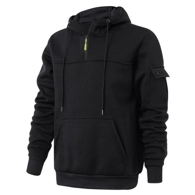 Men's Premium Warm Utility Zip-Up Hoodie