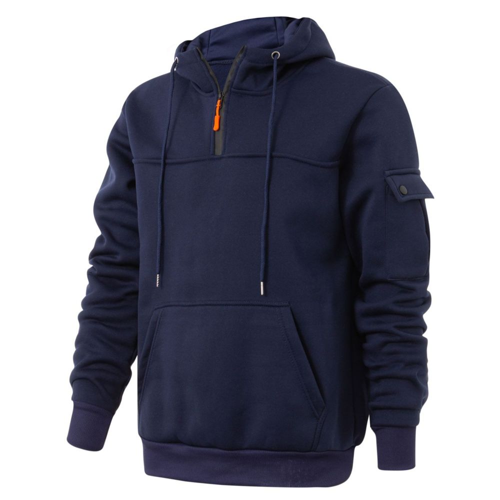 Men's Premium Warm Utility Zip-Up Hoodie