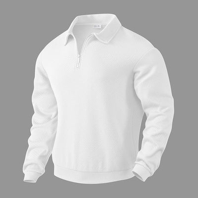 Men’s Stylish Cozy Versatile Quarter-Zip Pullover Sweatshirt