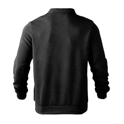 Men’s Stylish Cozy Versatile Quarter-Zip Pullover Sweatshirt