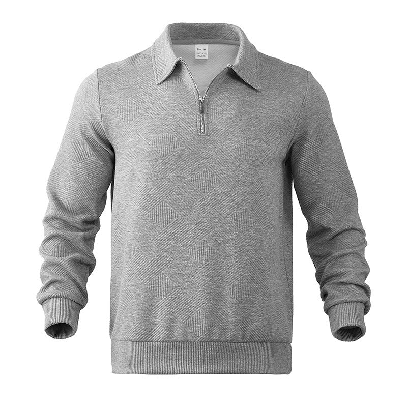 Men’s Stylish Cozy Versatile Quarter-Zip Pullover Sweatshirt
