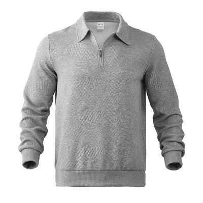 Men’s Stylish Cozy Versatile Quarter-Zip Pullover Sweatshirt
