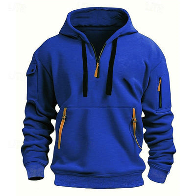 Men's Stylish Functionality Zipper Hoodie