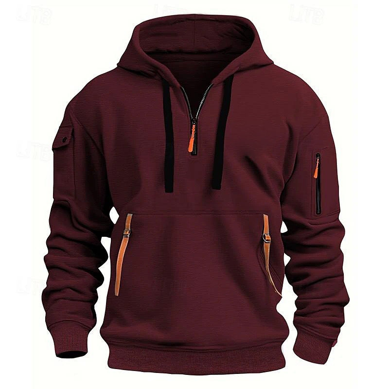 Men's Stylish Functionality Zipper Hoodie