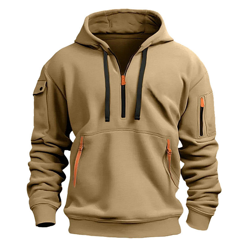 Men's Stylish Functionality Zipper Hoodie