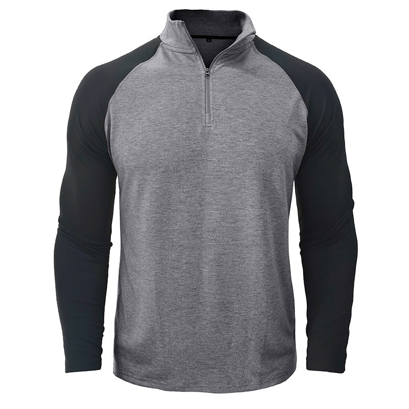 Men’s Versatile Sporty Style Quarter-Zip Pullover