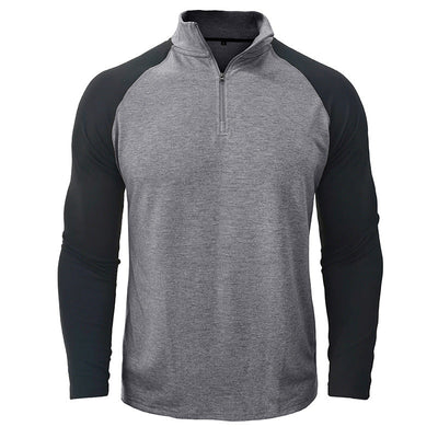 Men’s Versatile Sporty Style Quarter-Zip Pullover