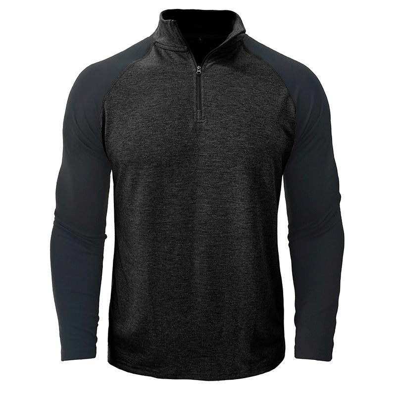 Men’s Versatile Sporty Style Quarter-Zip Pullover
