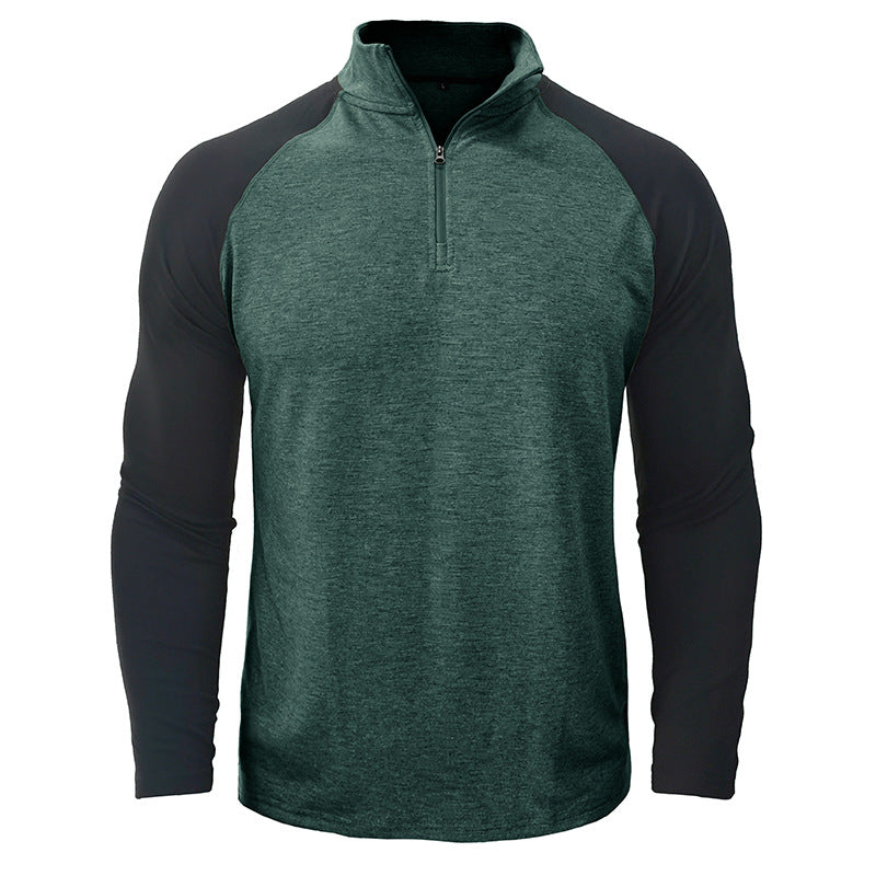 Men’s Versatile Sporty Style Quarter-Zip Pullover