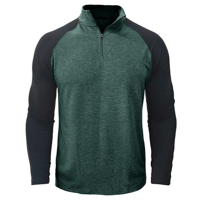 Men’s Versatile Sporty Style Quarter-Zip Pullover