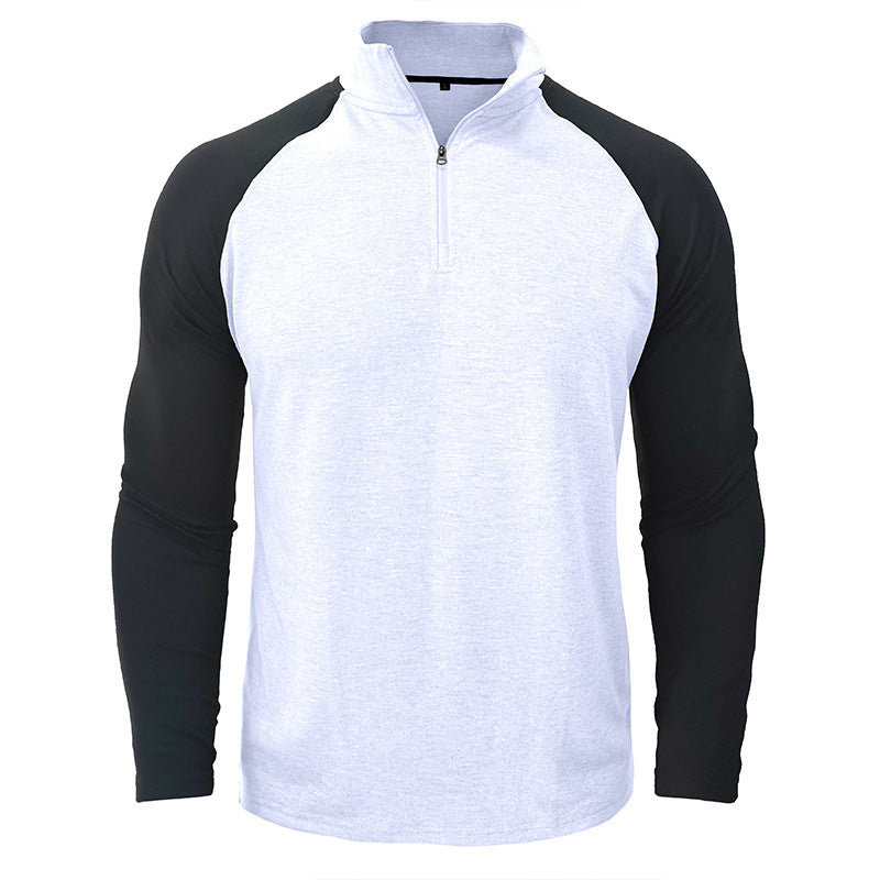Men’s Versatile Sporty Style Quarter-Zip Pullover