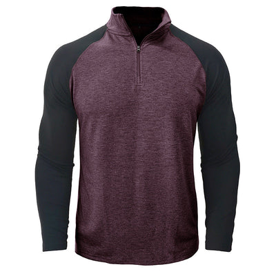 Men’s Versatile Sporty Style Quarter-Zip Pullover