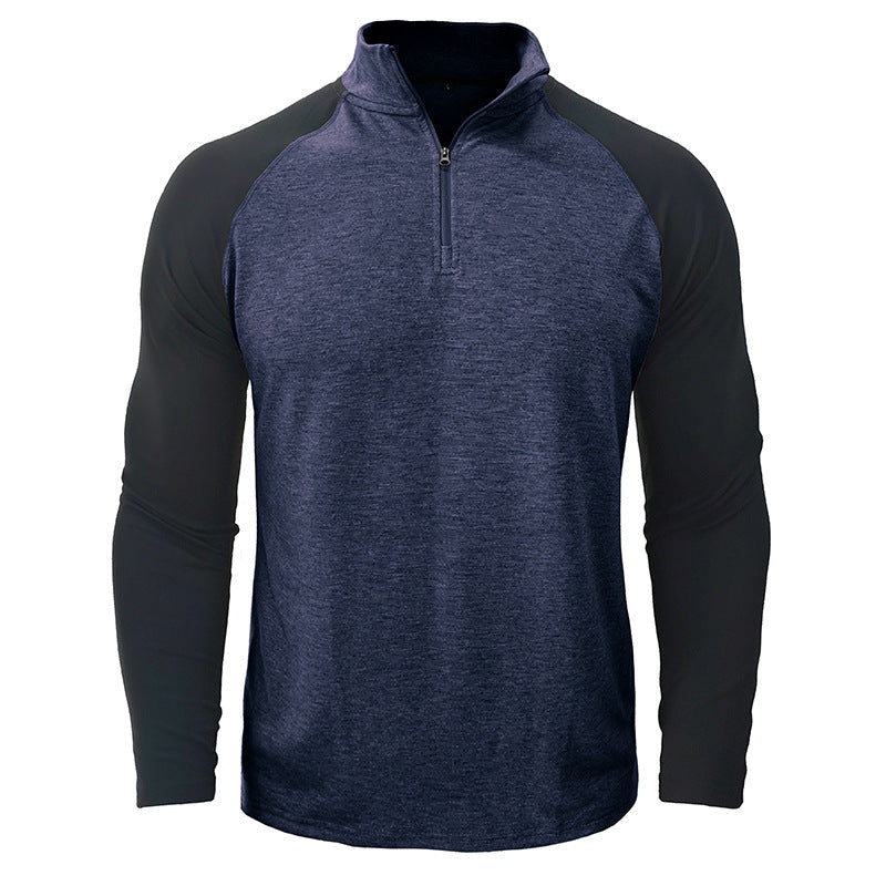 Men’s Versatile Sporty Style Quarter-Zip Pullover