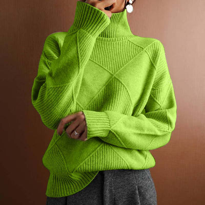 CALISSON — High Neck Knitted Sweater