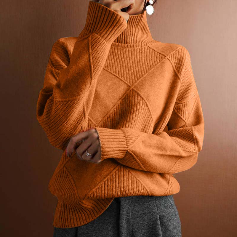 CALISSON — High Neck Knitted Sweater