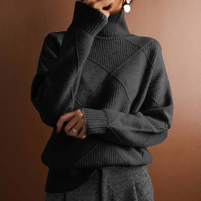 CALISSON — High Neck Knitted Sweater