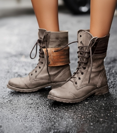 Rowena | Women’s Vintage Lace-Up Boots