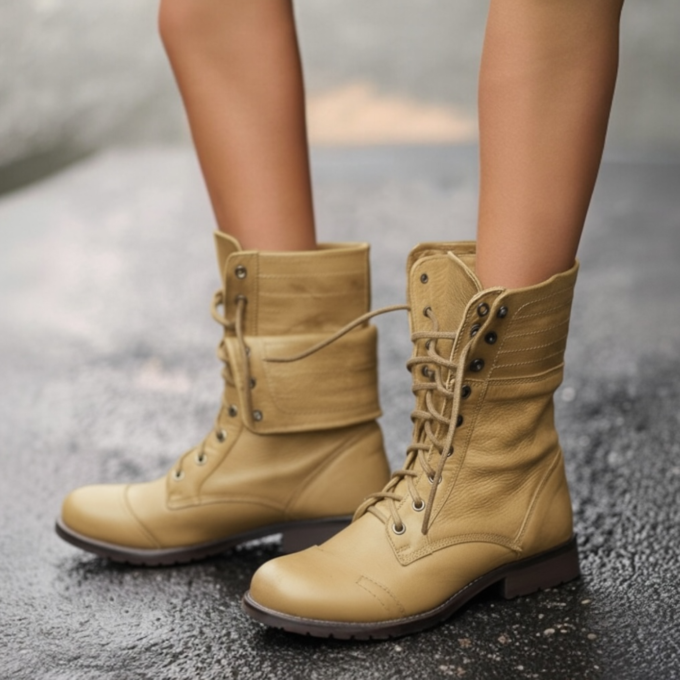 Rowena | Women’s Vintage Lace-Up Boots