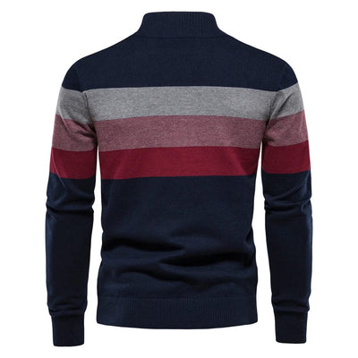 Men's Cotton Quarter-Zip Sweater
