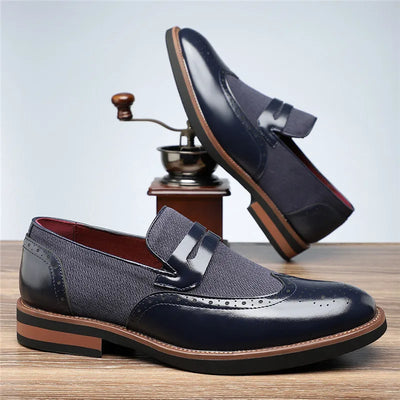 Aurelian Wingtip Elegance Loafers