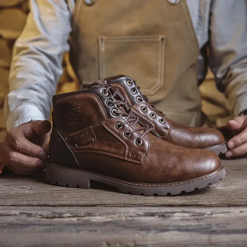 BREXTON — Heritage Leather Boots