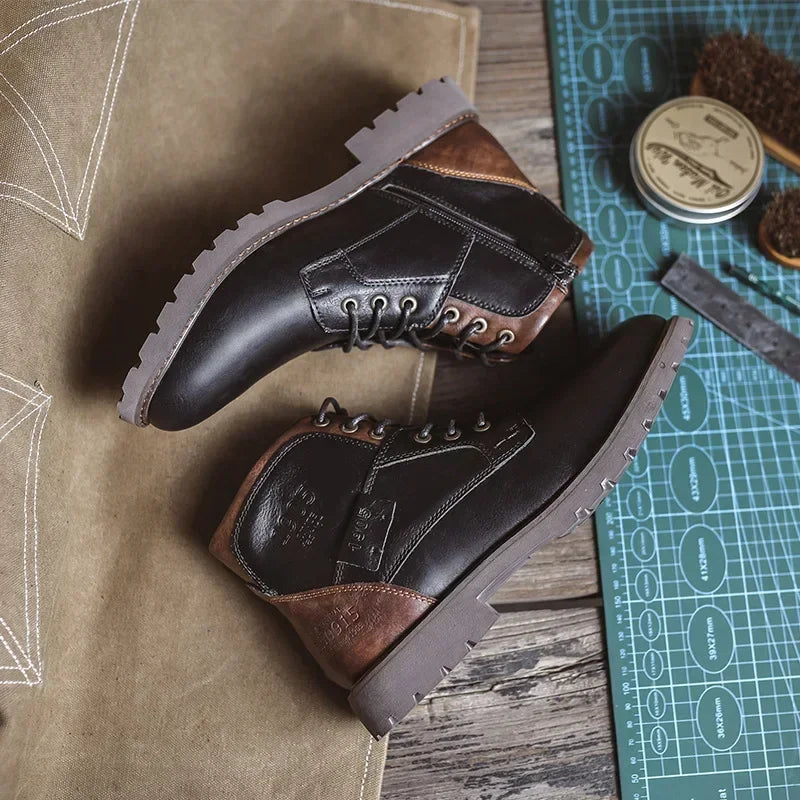 BREXTON — Heritage Leather Boots