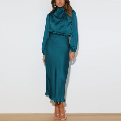 Maristella | Luxury Satin Maxi Dress