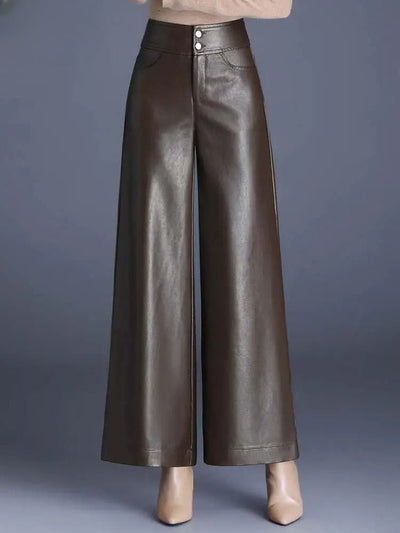 Lunara Leather Elegance Trousers
