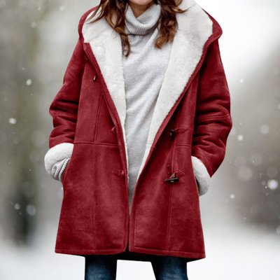 Eira™ | Cosy Fleece-Lined Hooded Coat