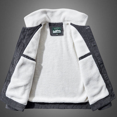 AURORA — Sherpa-Lined Corduroy Jacket