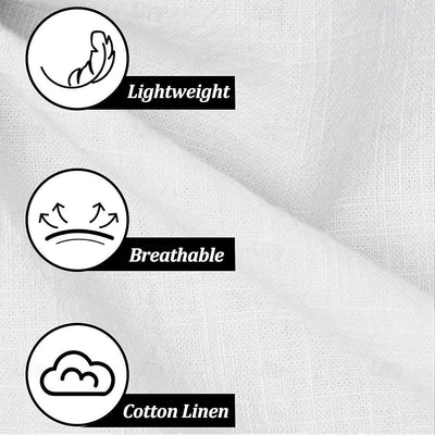 Cotton Linen Solid Color Pants