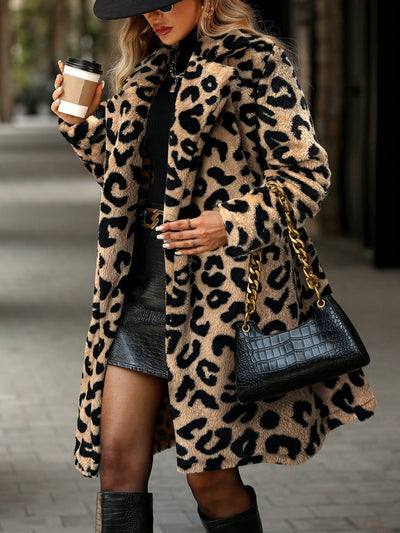 Savara Luxe™ | Leopard Statement Coat