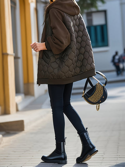 Sutton Luxe™ | Quilted Hooded Coat