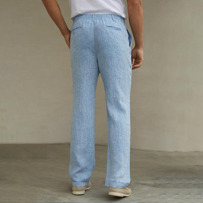 Men's Linen Pants Trousers Casual Pants