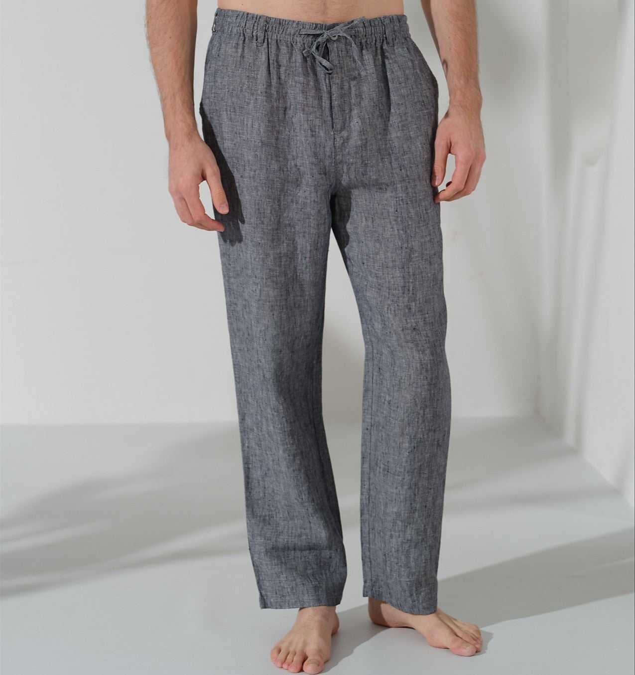 Men's Linen Pants Trousers Casual Pants