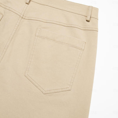 Dress Pants Zipper Pocket