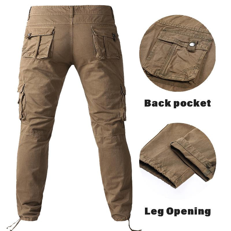 Men's Casual Straight Cargo Pants