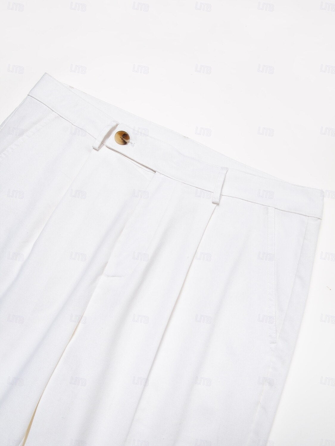 Cotton Linen Solid Color Pants
