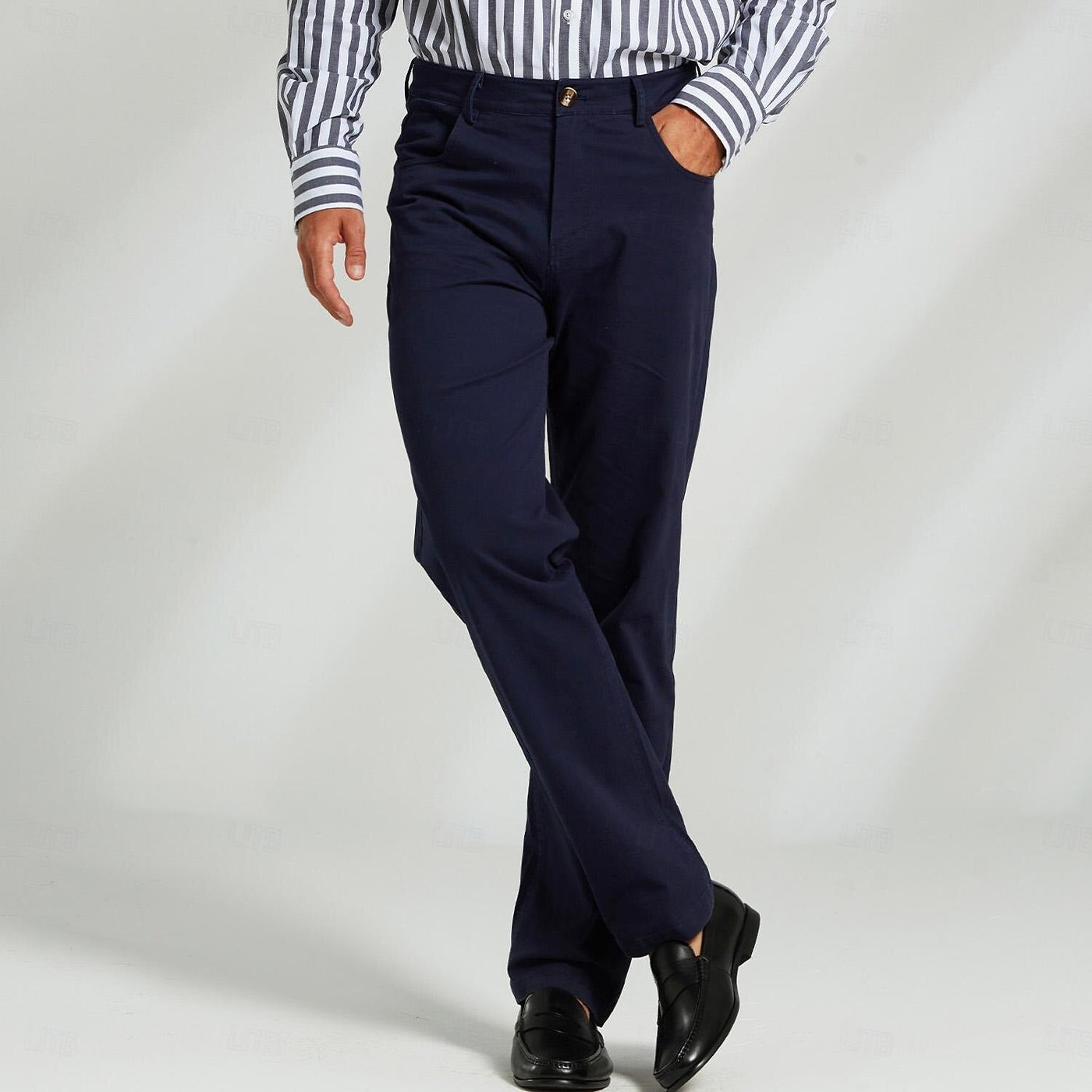 Men's Dress Pants Zipper Pocket
