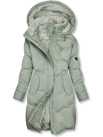 Aurora™ | Longline Faux Fur Hooded Puffer