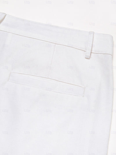 Cotton Linen Solid Color Pants
