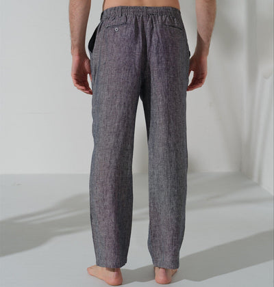 Men's Linen Pants Trousers Casual Pants