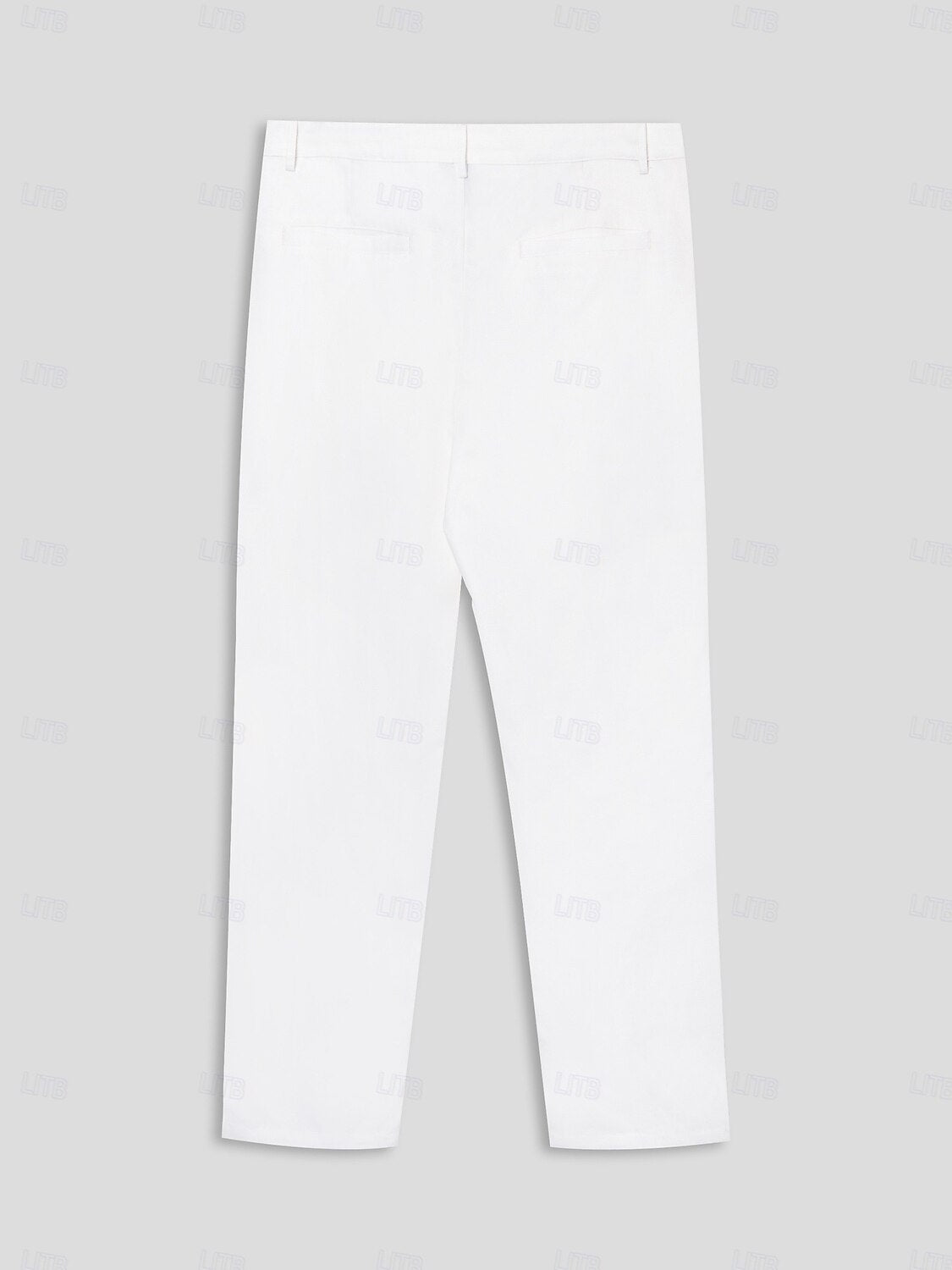 Cotton Linen Solid Color Pants