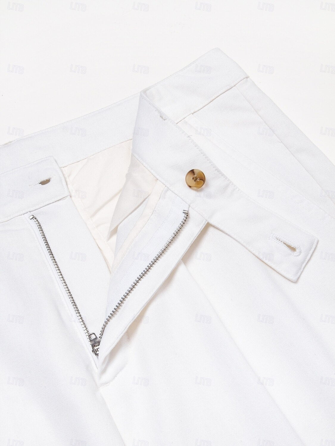 Cotton Linen Solid Color Pants