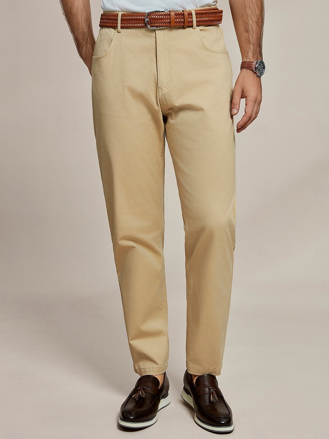 Dress Pants Zipper Pocket