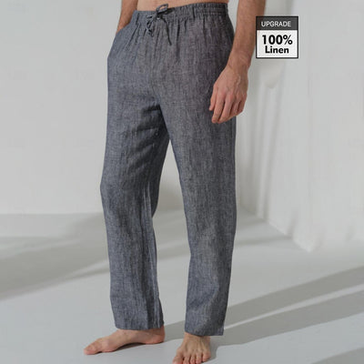 Men's Linen Pants Trousers Casual Pants